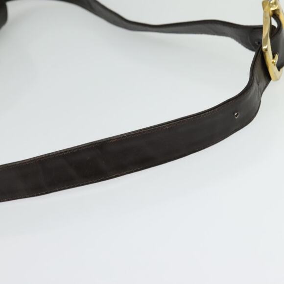 CELINE C Sulky Shoulder Bag Canvas Beige Gold - Picture 7 of 13